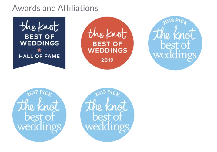 The Knot Best Of Weddings Hall Of Fame